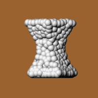 VASE FORMED WITH SPHERES - Thumbnail 1