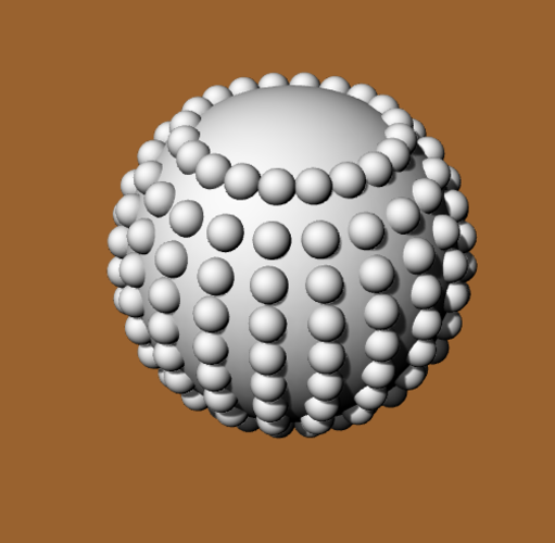 SPHERE WITH SPHERES AROUND IT 3D Print 522199