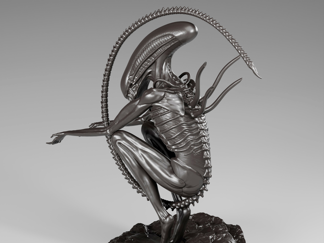 Alien (praetomorph) 3D Print 522216