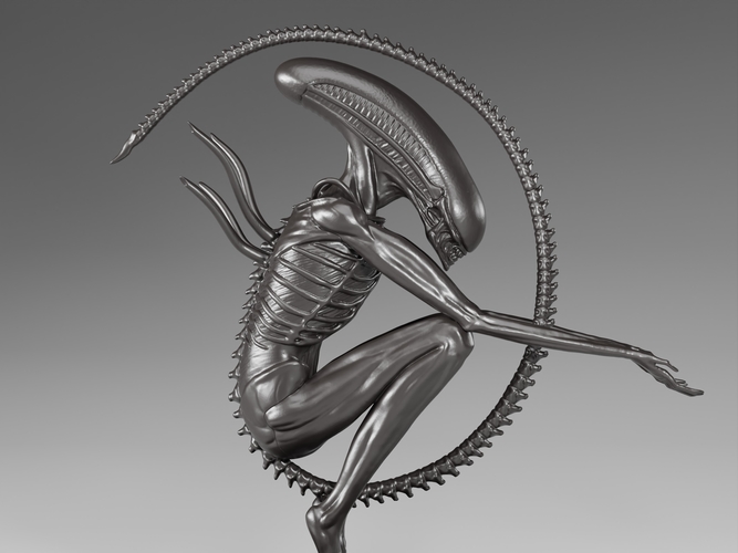 Alien (praetomorph) 3D Print 522219