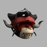 Samurai Mask - Menpo (Demon Oni) - Thumbnail 4