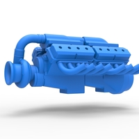 Diecast engine 2 V8 Version 5 Scale 1:25 - Thumbnail 2