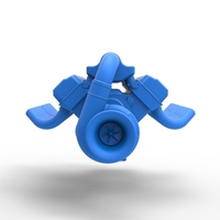 Diecast engine 2 V8 Version 5 Scale 1:25 - Thumbnail 5