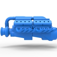 Diecast engine 2 V8 Version 5 Scale 1:25 - Thumbnail 8