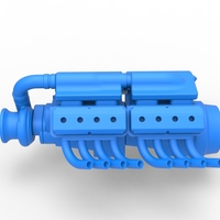 Diecast engine 2 V8 Version 5 Scale 1:25 - Thumbnail 9