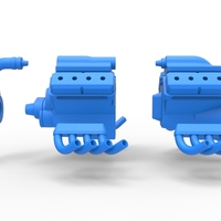 Diecast engine 2 V8 Version 5 Scale 1:25 - Thumbnail 16