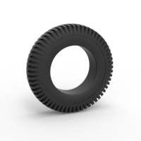 Military tire 9 Scale 1:25 - Thumbnail 1