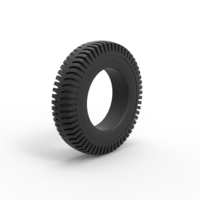 Military tire 9 Scale 1:25 - Thumbnail 2