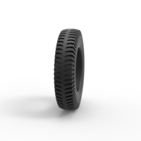 Military tire 9 Scale 1:25 - Thumbnail 3