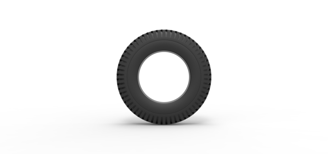 Military tire 9 Scale 1:25 3D Print 522315