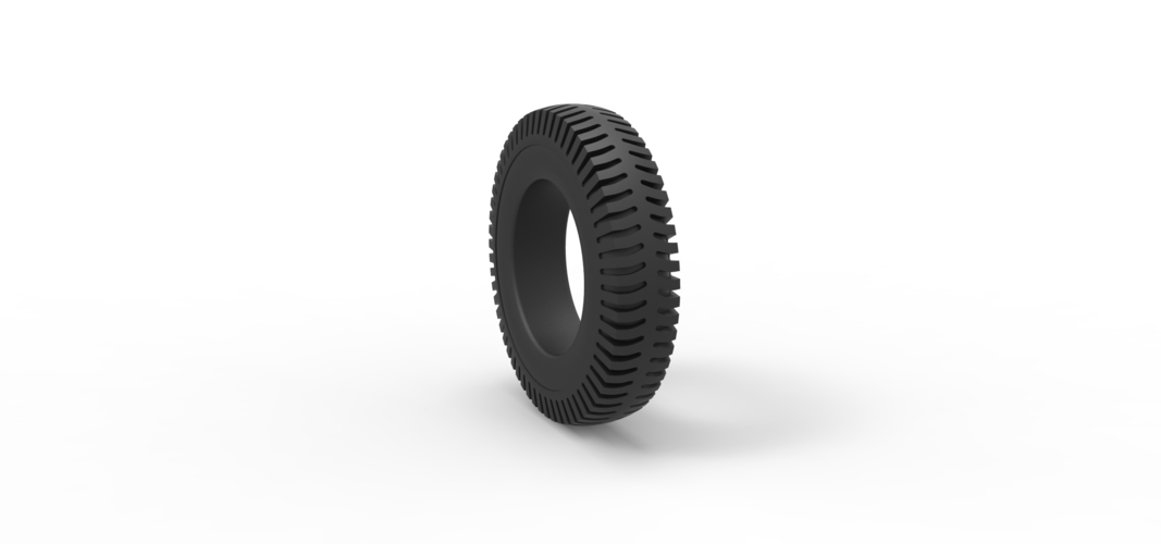 Military tire 9 Scale 1:25 3D Print 522318