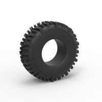 Small Offroad tire 78 Scale 1:25 3D Printing 522319