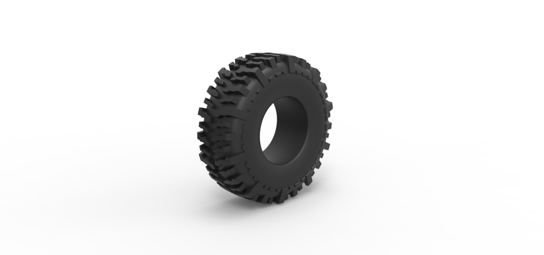 Offroad tire 78 Scale 1:25 3D Print 522320