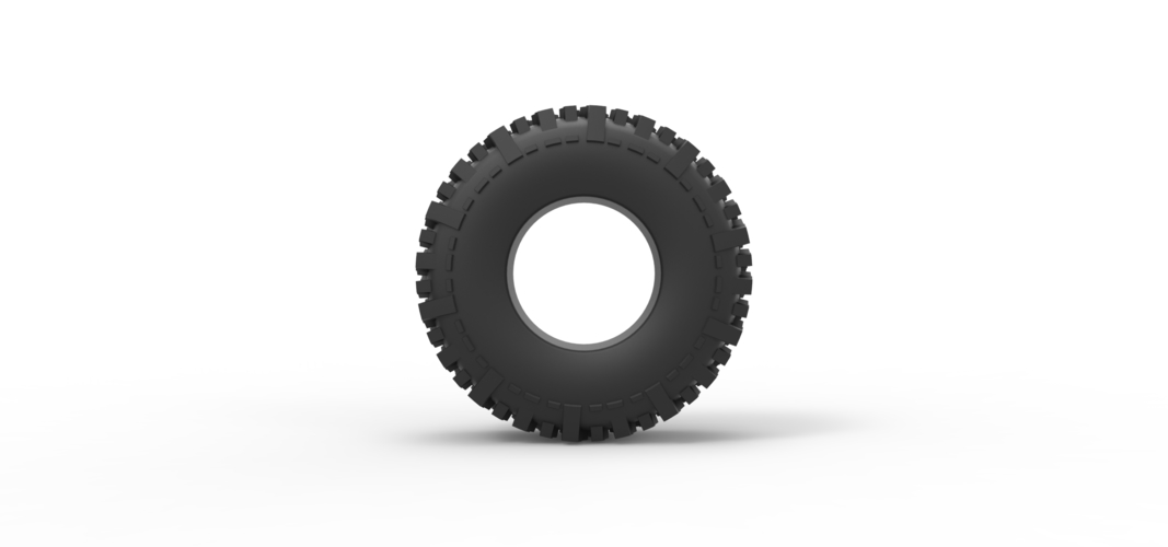 Offroad tire 78 Scale 1:25 3D Print 522323