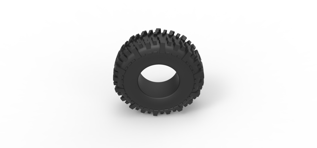 Offroad tire 78 Scale 1:25 3D Print 522324