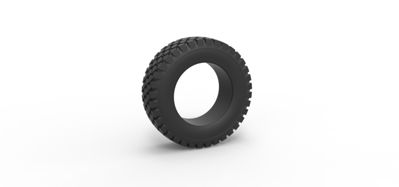Offroad tire 79 Scale 1:25