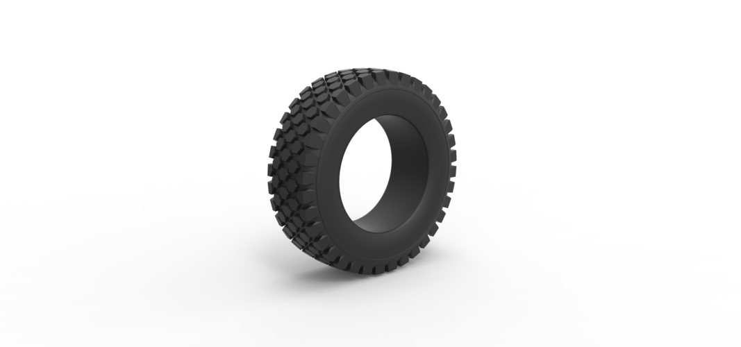 Offroad tire 79 Scale 1:25 3D Print 522363