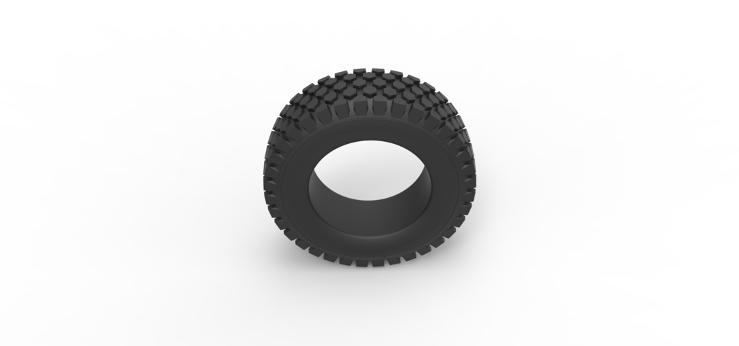 Offroad tire 79 Scale 1:25 3D Print 522367