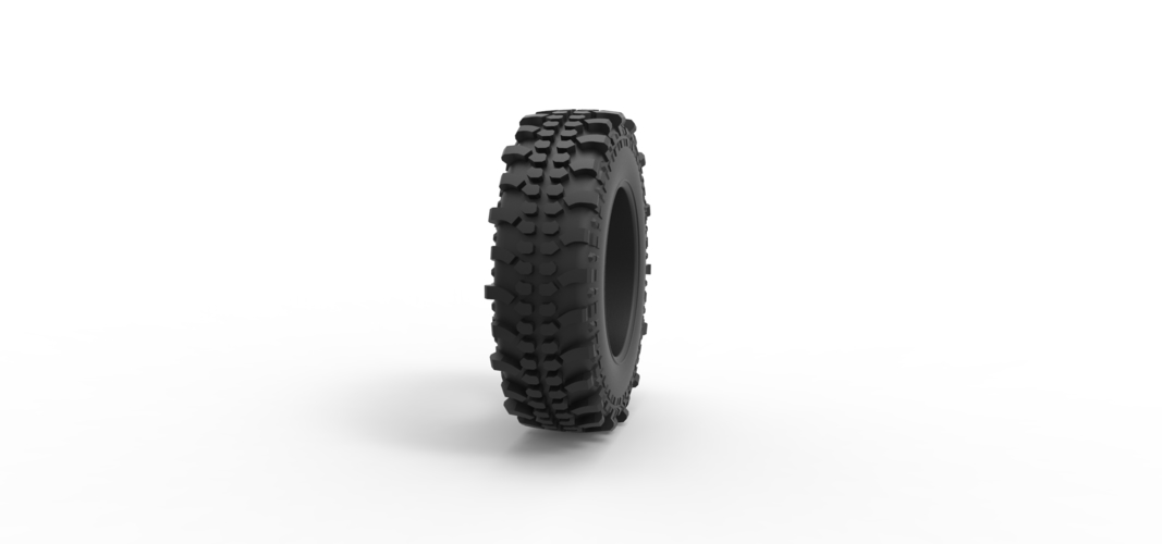 Offroad tire 80 Scale 1:25 3D Print 522397