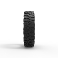 Diecast offroad tire for pickup semi wheel Scale 1:25 - Thumbnail 4