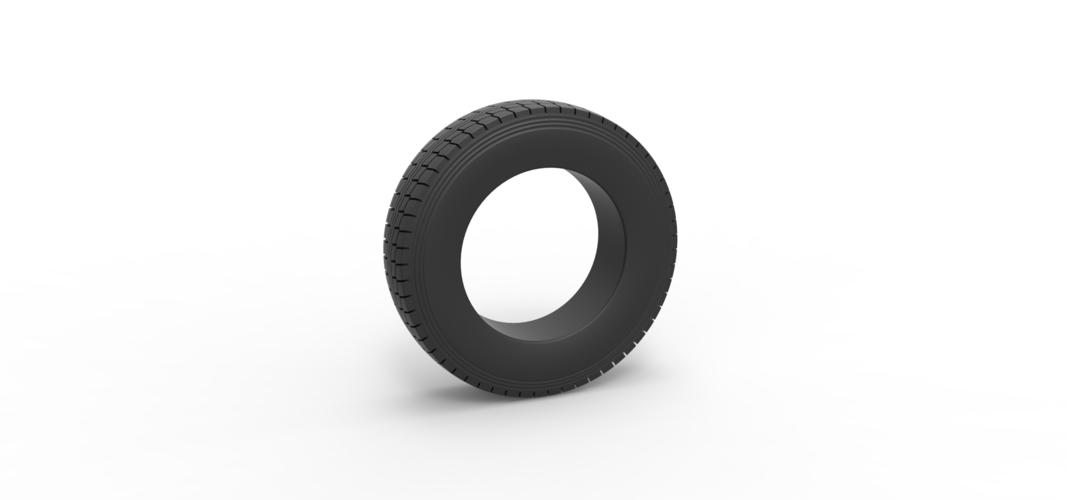 Diecast semi truck tire 6 Scale 1:25 3D Print 522462