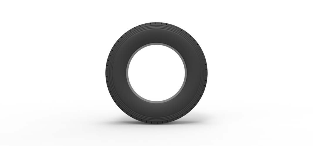 Diecast semi truck tire 6 Scale 1:25 3D Print 522466