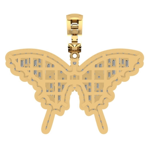 BUTTERFLY PENDANT 3D Print 522479