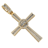 HIP HOP CROSS PENDANT - Thumbnail 2
