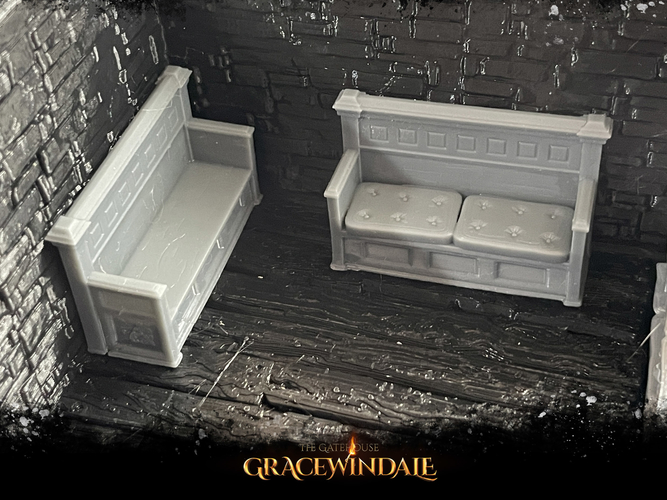 Gatehouse - Couch 3D Print 522515