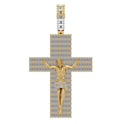 JESUS CROSS PENDANT 3D Print 522519