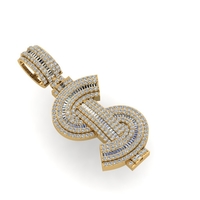 DOLLAR SIGN PENDANT - Thumbnail 3