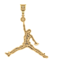 JORDAN BASKET BALL PENDANT - Thumbnail 6