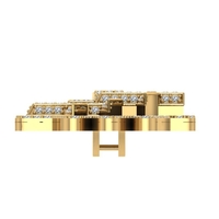 HAMSA HAND CROSS PENDANT - Thumbnail 3