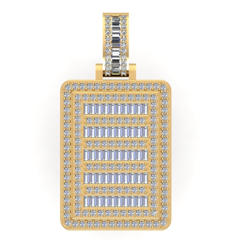 PLATED BOX PENDANT