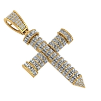 FANCY CROSS PENDANT - Thumbnail 2