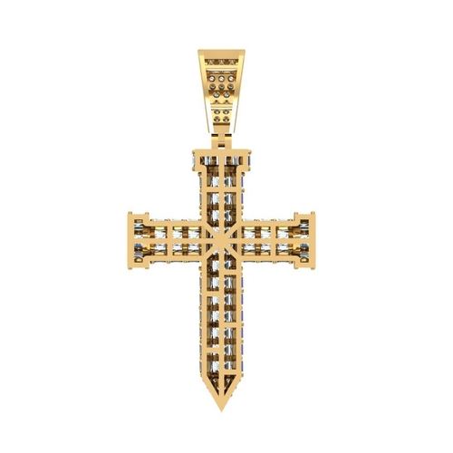 FANCY CROSS PENDANT 3D Print 522664