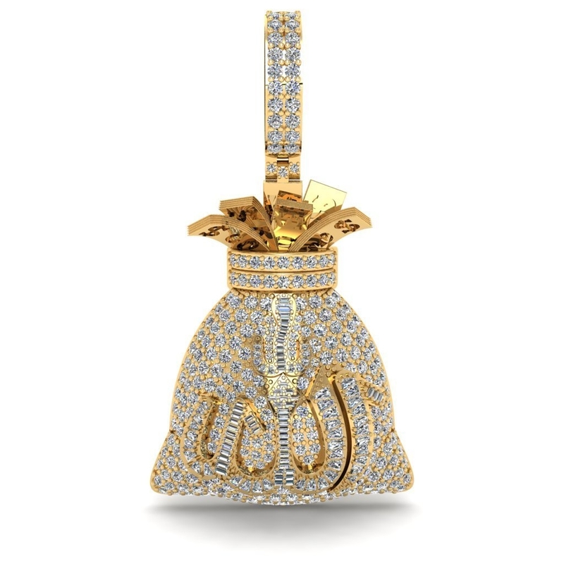 ALLAH NAME MONEY BAG PENDANT