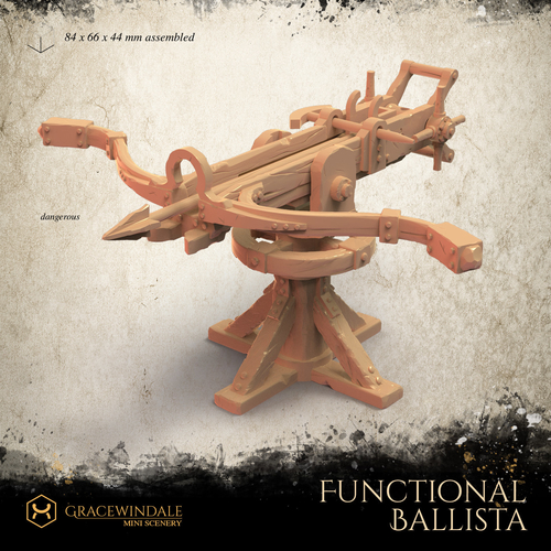 Gatehouse - Ballista Functional 3D Print 522674