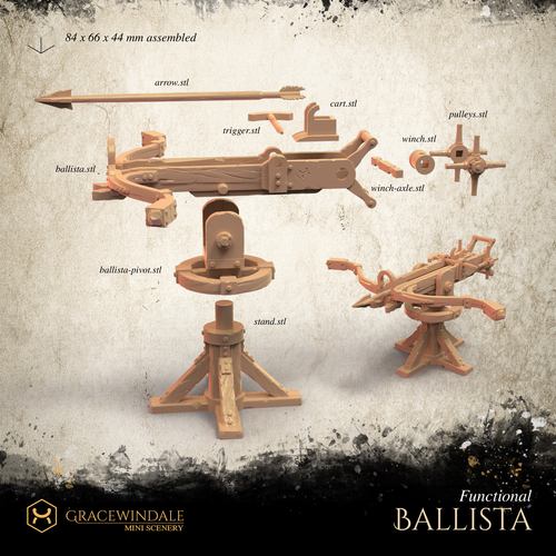 Gatehouse - Ballista Functional 3D Print 522675