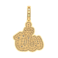 ALLAH ARABIC WORD PENDANT - Thumbnail 5