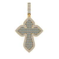 Small BUDGET CROSS PENDANT 3D Printing 522688