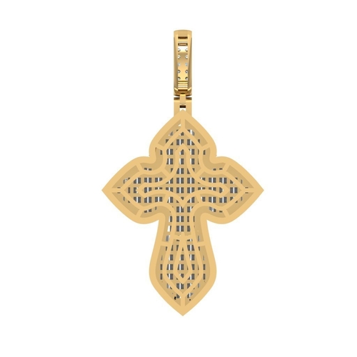 BUDGET CROSS PENDANT 3D Print 522693