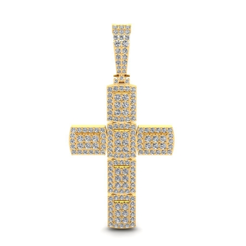 CROSS DIAMOND PENDANT 3D Print 522694