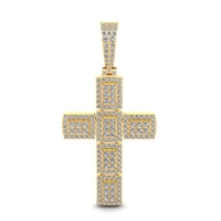 Small CROSS DIAMOND PENDANT 3D Printing 522694