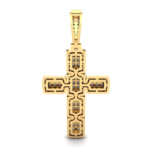 CROSS DIAMOND PENDANT 3D Print 522696