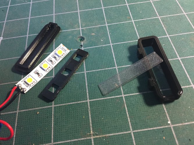 Axial Yeti Bumper Light Bar 3D Print 52277