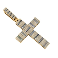 GOLD CROSS PENDANT - Thumbnail 2