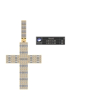 GOLD CROSS PENDANT - Thumbnail 6