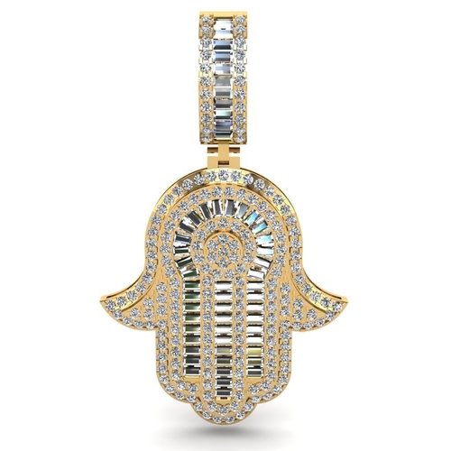 HAMSA HAND PENDANT 3D Print 522881