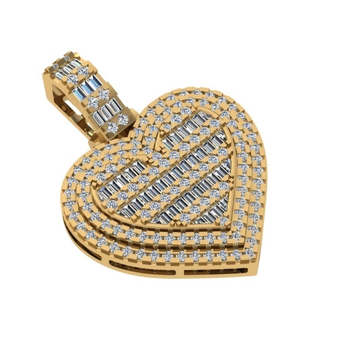 HIP HOP HEART PENDANT 3D Print 522888